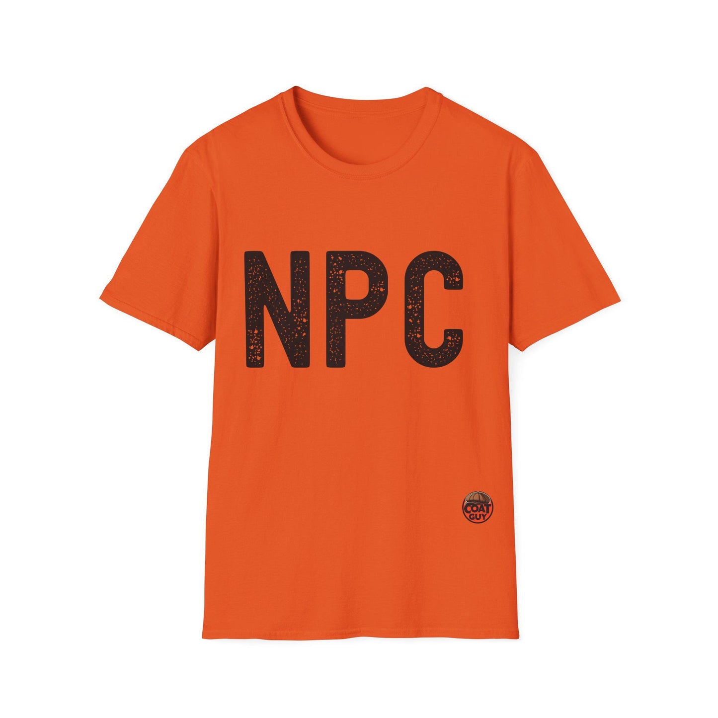 NPC Apparel By Coat Guy - Unisex Softstyle T-Shirt - Classic Logo and Design