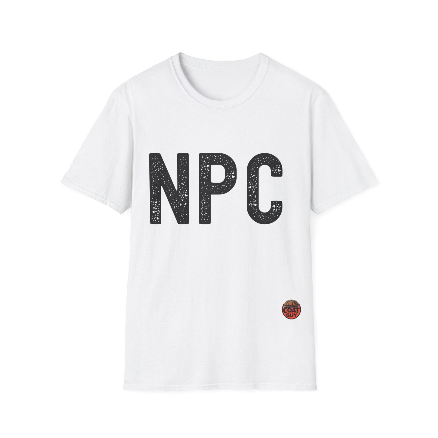 NPC Apparel By Coat Guy - Unisex Softstyle T-Shirt - Classic Logo and Design