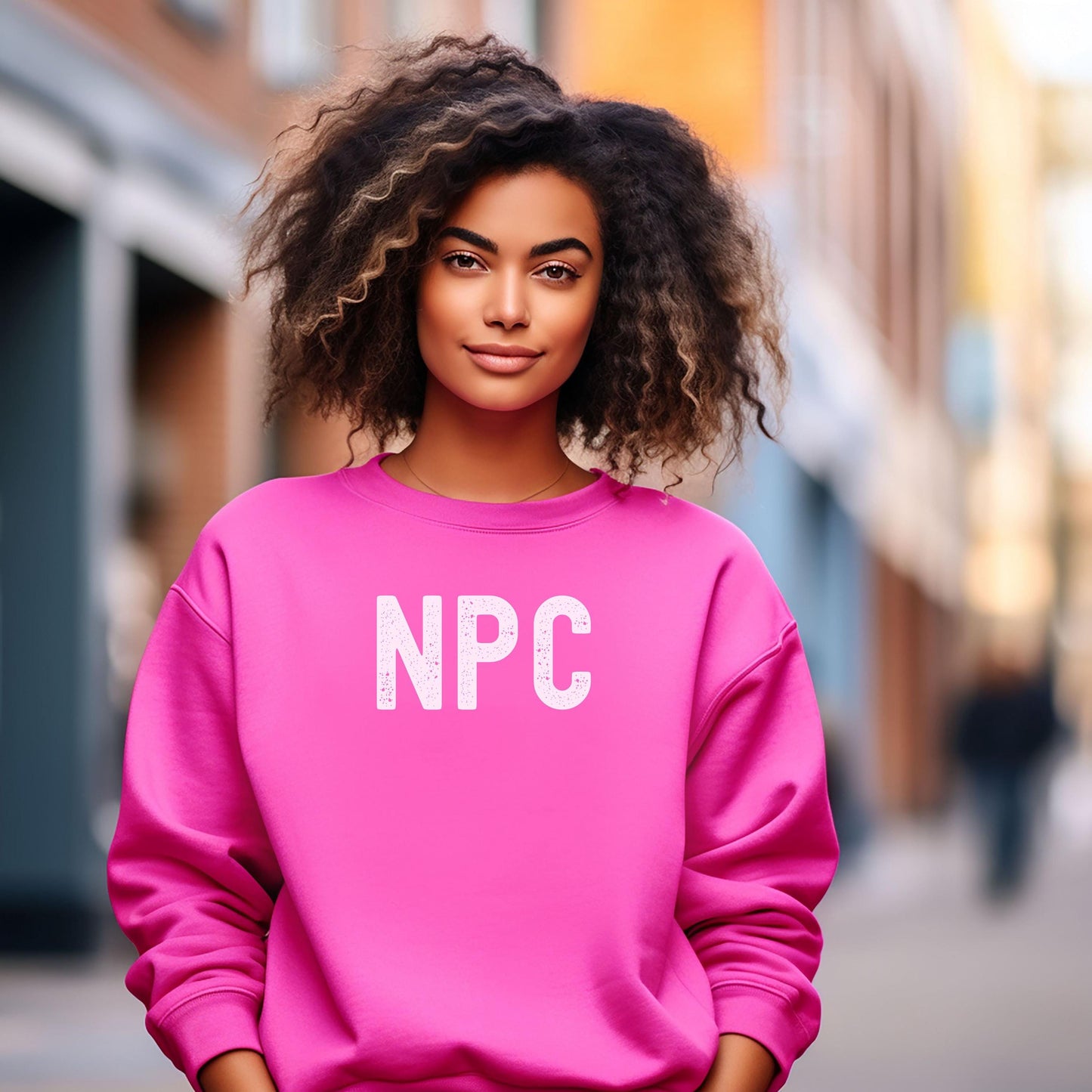 NPC MONO - Unisex Heavy Blend Crewneck Sweatshirt