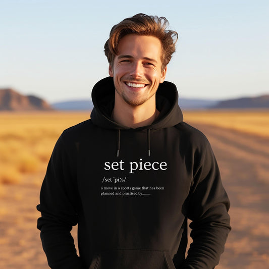 Set Piece Monochrome Coat Guy Unisex Hoodie - Perfect Gift for Sports Fans and Fashion Enthusiasts, Family Present, Heavy Blend Sweatshirt